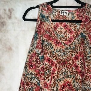 Show Me Your Mumu cold shoulder blouse small